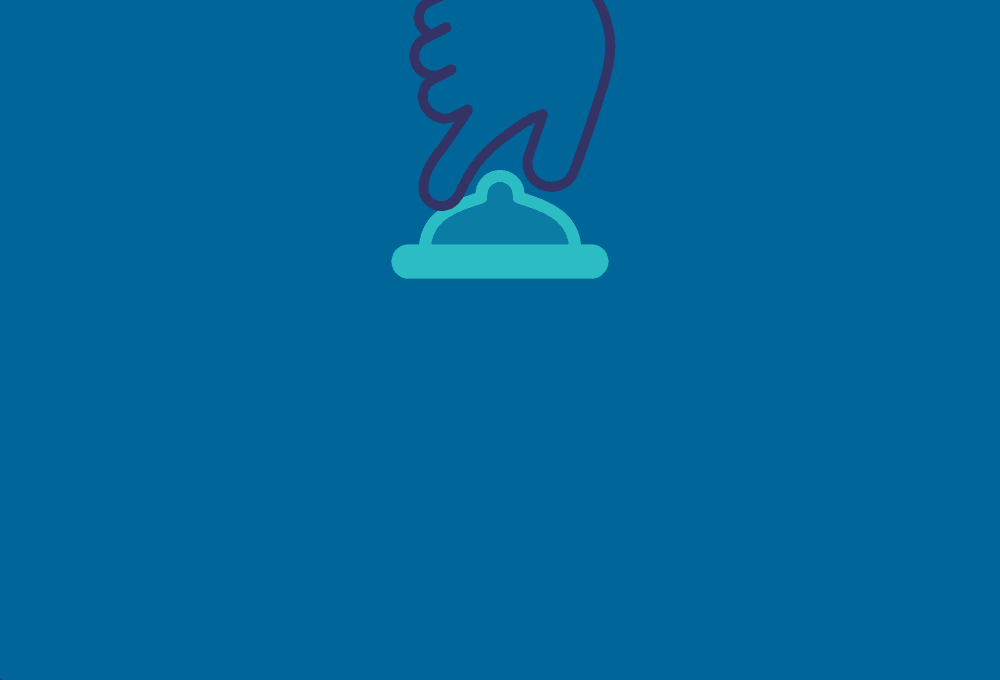 Pinch and roll condom Pinch and roll condom